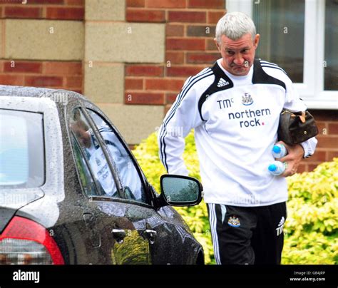 Newcastle United assistant manager Terry McDermott leaves a training ...