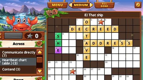 Crossword Cove HD | Free Online Crossword Game | Pogo