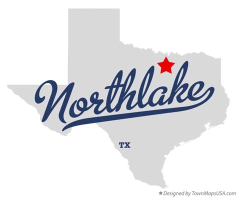 Map of Northlake, TX, Texas