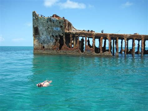 Bimini, Bahamas. The Sapona wreck. Been snorkeling here. Sometimes scary with the sharks, but so ...