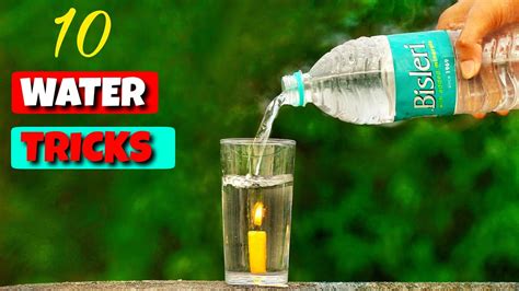 10 Amazing Water Experiments || Science Experiments With Water - YouTube