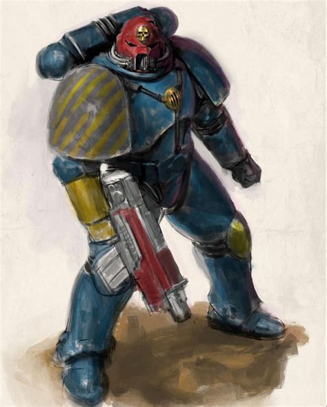 Rogue Trader Power Armor by George Earl Abalayan | Warhammer 40k artwork, Warhammer, Space marine