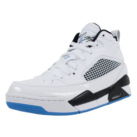 NIKE BOYS AIR JORDAN FLIGHT 9.5 BG BASKETBALL SHOE WHITE LEGEND BLUE 654975 127 - Walmart.com ...