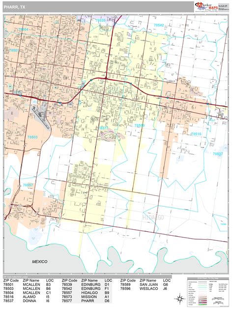 San Marcos Texas Wall Map (Premium Style) by MarketMAPS