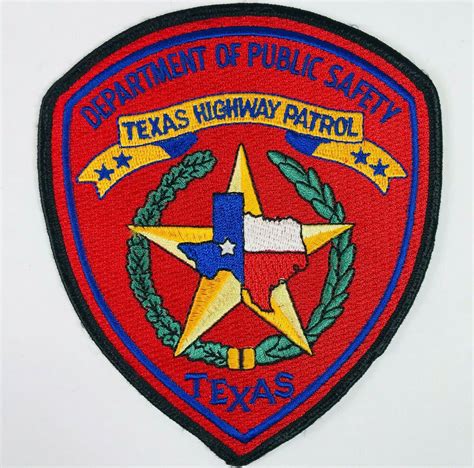 Texas Highway Patrol Department Of Public Safety Patch | Patches, Patches for sale, Public safety