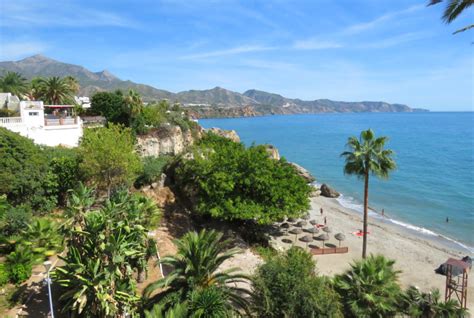 The Beaches of Nerja (Spain) - Mapping Spain