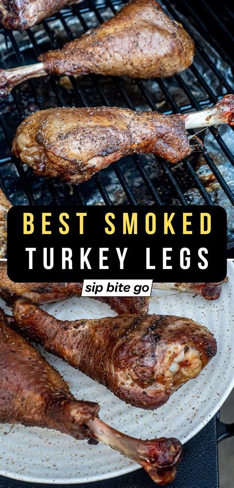 Traeger Smoked Turkey Legs (DISNEY COPYCAT) - Sip Bite Go