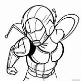 Ant Man In Action Coloring Page 7831 6239 sketch template