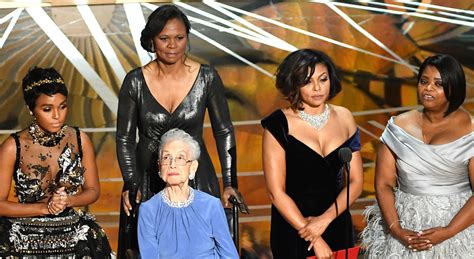 ‘Hidden Figures’ Subject Katherine Johnson Welcomed to Oscars 2017 ...