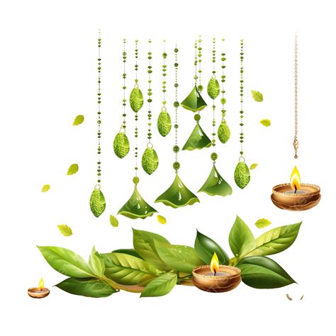 Eco Friendly Green Diwali With Hanging Diya Decoration, Green Diwali ...