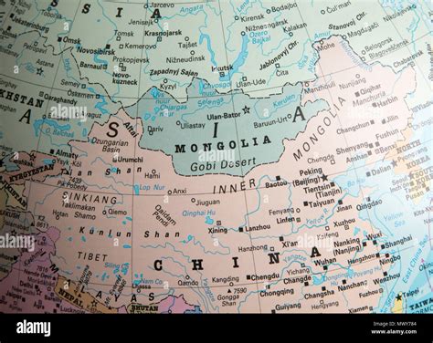 Far east asia globe map hi-res stock photography and images - Alamy