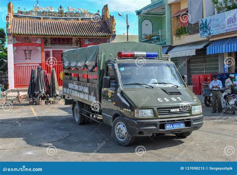 Vietnam, Nha Trang City: City Police Car Editorial Image - Image of ...