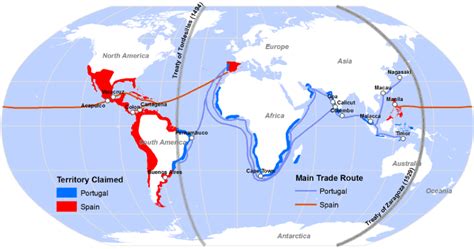 Geofactualidades: O mundo do Tratado de Tordesilhas