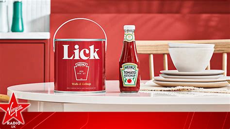 Heinz release Tomato Ketchup Lick wall paint | Virgin Radio UK