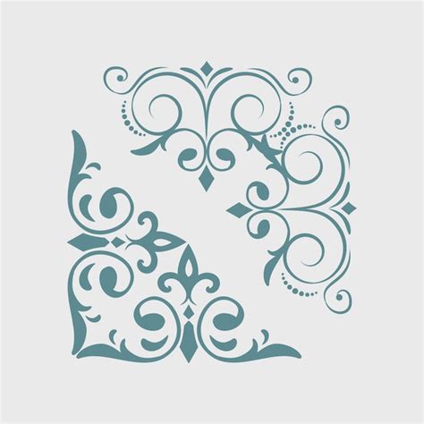 Free Vector | Vintage swirl design elements