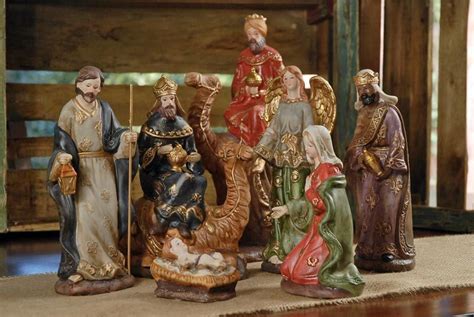 Christmas Decorations | Ceramic nativity set, Nativity set, Christmas ...