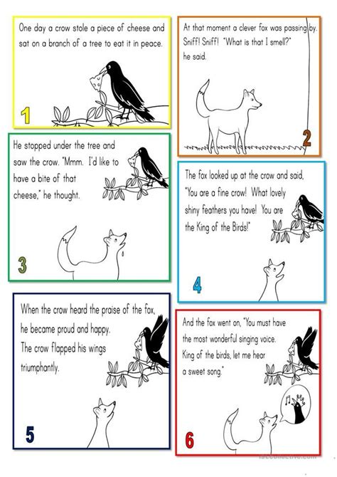 the fox and the crow - English ESL Worksheets for distance learning and ...