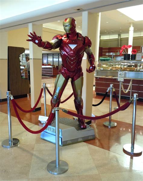 Hollywood Movie Costumes and Props: Iron Man 2 suit on display... Original film costumes and ...