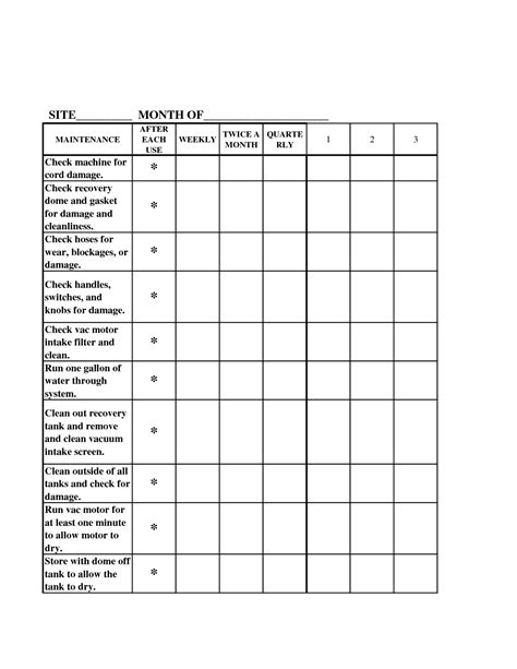 Printable Bathroom Cleaning Checklist Template