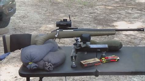 My Ruger American Ranch rifle in 5.56 Nato - YouTube