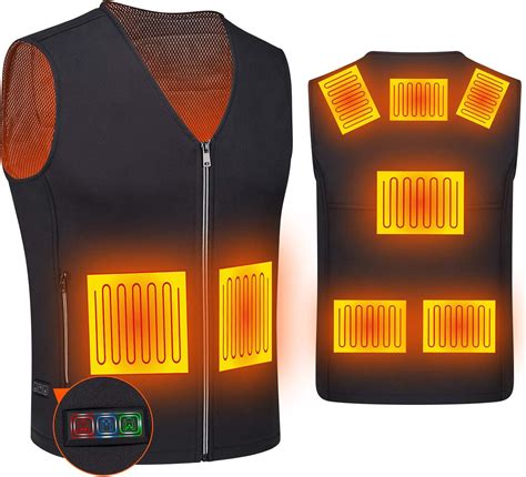 Amazon.com: Upgraded Heated Vest for Women Men, Smart Electric Heating Vest Rechargeable ...