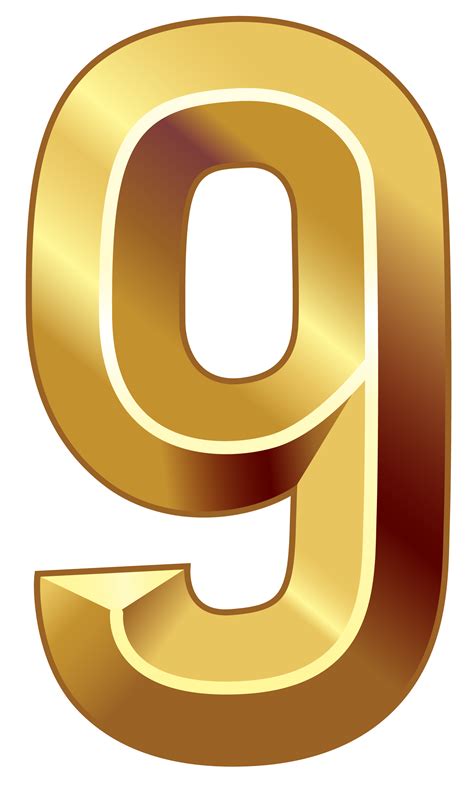 9 Number, Colorful, Unique, Abstract, Creative PNG