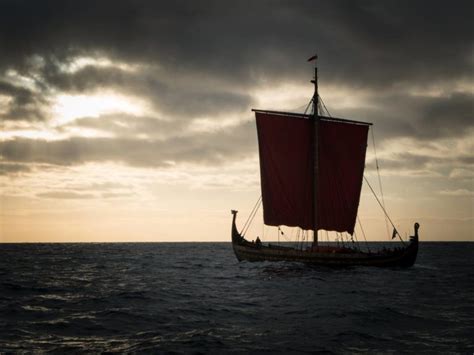 Ship Photos - Real Viking Ship Completes North Atlantic Crossing