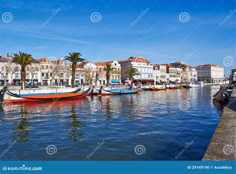 Canal of Aveiro, Portugal stock photo. Image of bateira - 29149740