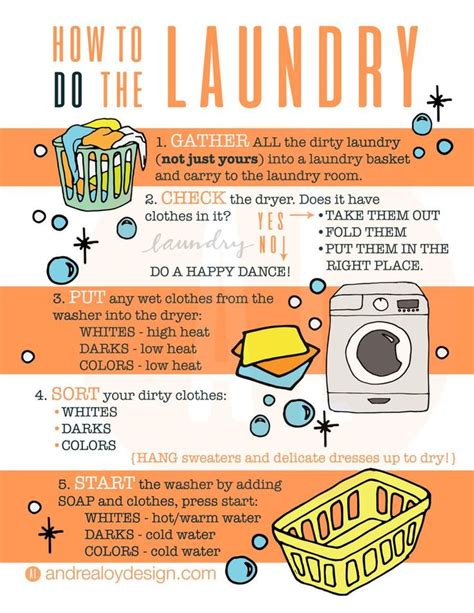 Laundry Infographic, how to do laundry, kids printable | Doing laundry, Household cleaning tips ...