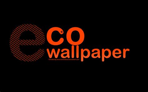Eco Wallpaper Dark Orange by UJz on DeviantArt