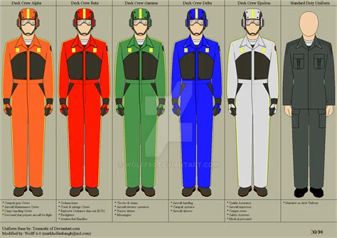 BSG Deck Crew Uniforms by Wolff60 on DeviantArt