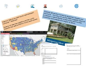 Natural Disaster FEMA Map Activity by WilsonScience | TPT