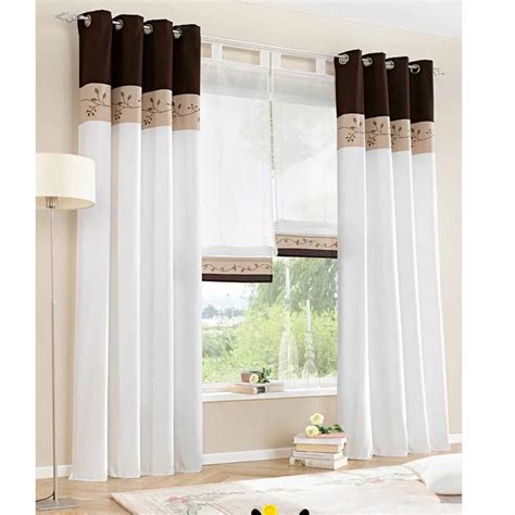 Chinese Modern Curtains White Sheer Tulle Short Window Curtains for Kitchen Roman Blinds ...