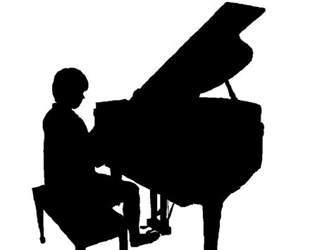 Free Man Playing Piano Silhouette, Download Free Man Playing Piano ...