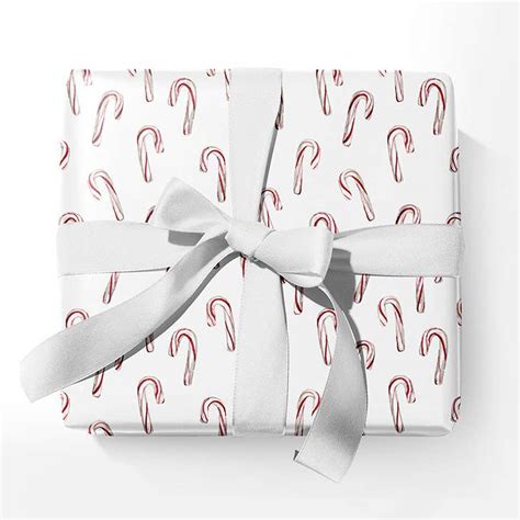 Candy Canes Wrapping Paper Sheets, 20x29 Inches — Gourmet Heavy Duty Wrapping Paper | Wrapping ...