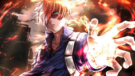 Shoto Todoroki from My Hero Academia Anime Wallpaper 4k Ultra HD ID:4451