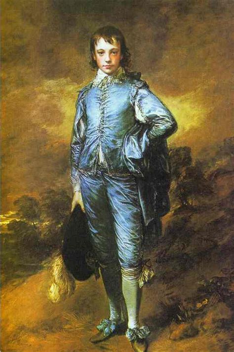 The Blue Boy Exhibited R A 1770 Painting | Thomas Gainsborough Oil ...