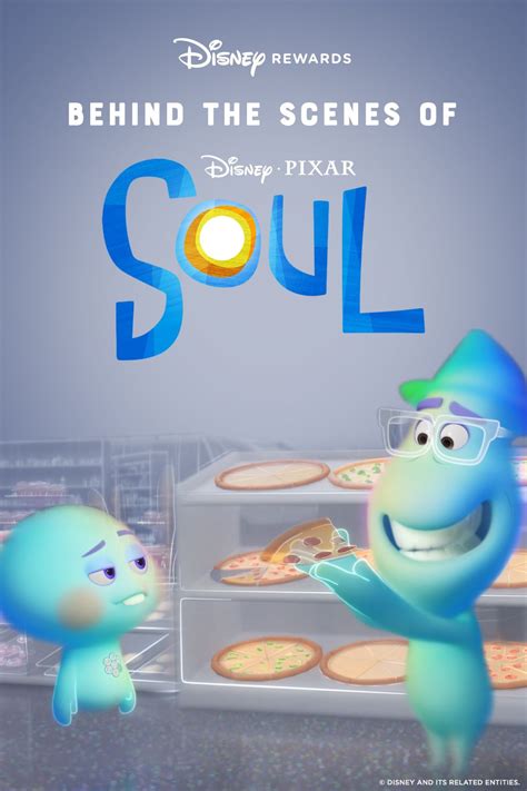 the poster for disney pixar's behind the scenes of soul