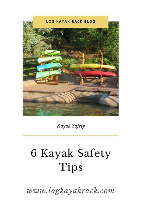 kayak safety tips with text overlay that reads 6 kauaka safety tips