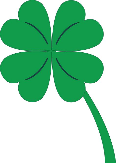 Four Leaf Clover Clipart at GetDrawings | Free download