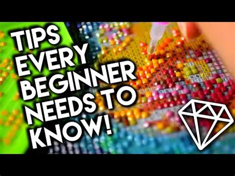 Diamond Painting Introduction, Tips & Tricks for Beginners - YouTube