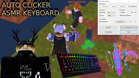 AUTO CLICKER KEYBOARD ASMS!? | ROBLOX SKYWARS MAX GRAPGHICS - YouTube