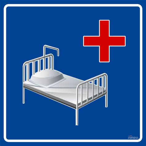 Safety sign - Hospital