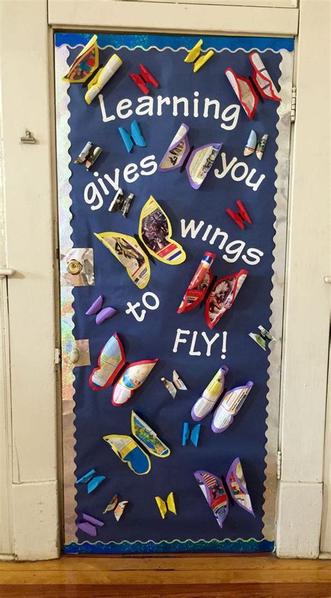 Back to School bulletin board or door idea! "Wings to Fly!" Wings are ...