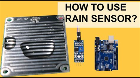 How to use Rain sensor with arduino tutorial - YouTube