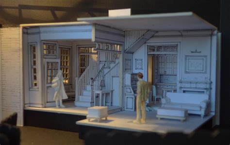 Set model by designer Wilson Chin. | Scenic design, Set design theatre, Scene design