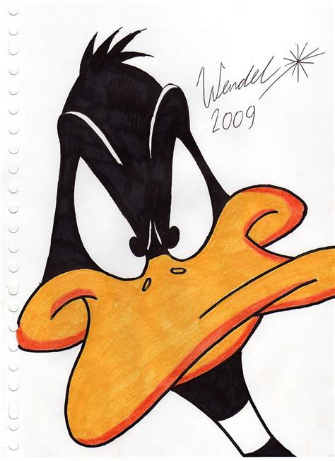 Daffy Duck Drawing by Wendel Krolis - Fine Art America