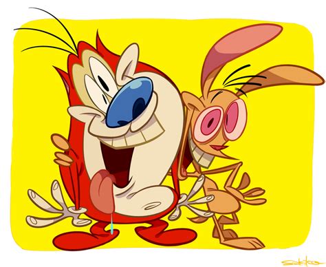 Ren and Stimpy by SakikoAmana on DeviantArt