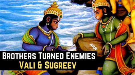 The Story Of Vanara Brothers Vali and Sugriva From Ramayana - YouTube