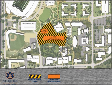 Auburn University Campus Map